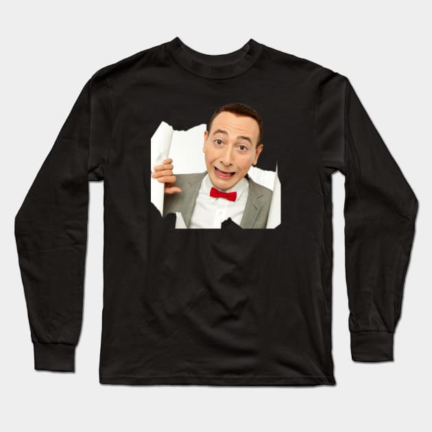 Pee Wee Herman Long Sleeve T-Shirt by GypsyBluegrassDesigns